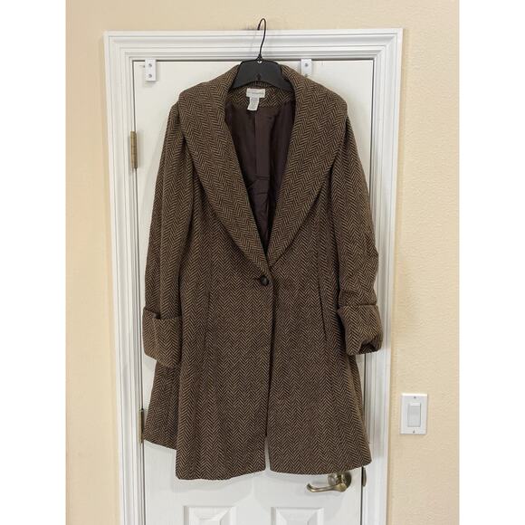 Soft Surroundings Pea Coat Size Large - Picture 1 of 7